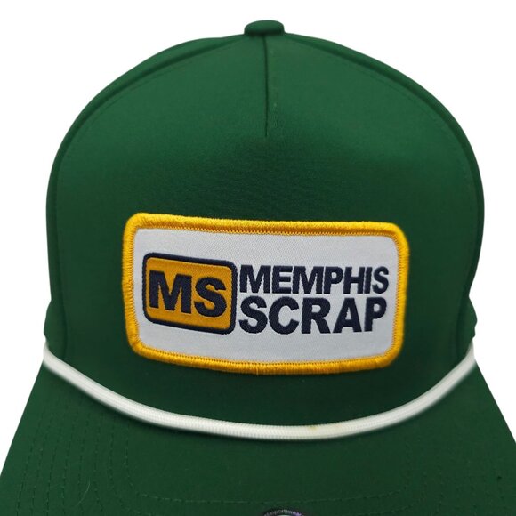 Memphis Scrap Rope Snapback Cap Hat Logo Patch Trucker Baseball Pacific NWOT - Picture 14 of 14